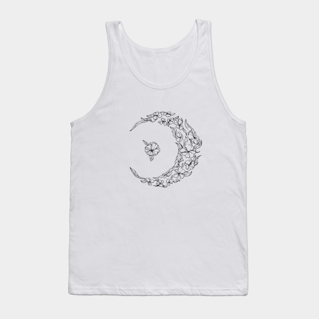 Lune de Fleurs Tank Top by minkbeans